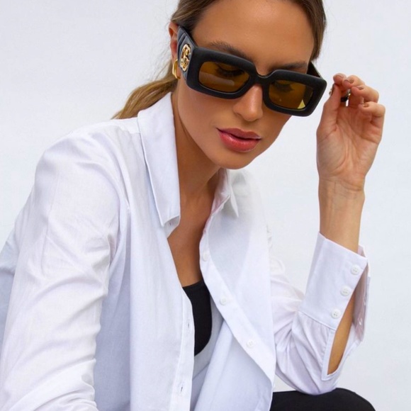 NWT GUCCI GG0816S - 001 LEATHER SUNGLASSES - Picture 6 of 16